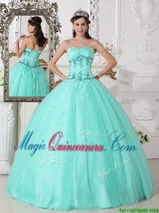 Romantic Green Ball Gown Sweetheart Quinceanera Dresses
