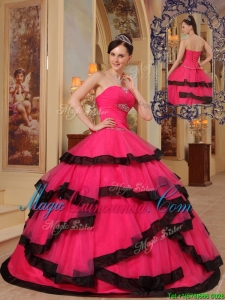 Beautiful Ball Gown Strapless Beading Quinceanera Dresses