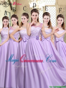 Hot Sale Empire Lavender 2016 Dama Dresses