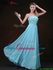 Discount Empire Strapless Dama Dresses with Appliques