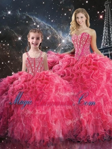 2016 Pretty Ball Gown Sweetheart Princesita with Quinceanera Dresses with Beading