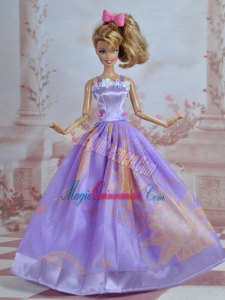 Pretty Handmade Princess Dress For Barbie Doll