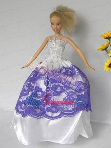 Free Shippment Barbie Doll Wedding Clothes Party Dresses Gown