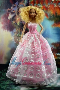 New Embroidery and A-line For Barbie Doll Dress