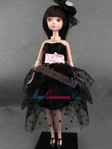 New Beautiful Black Party Dress for Tulle Noble Barbie