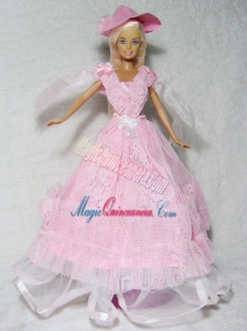 Pretty Pink Princess Dress Made to Fit the Barbie Doll