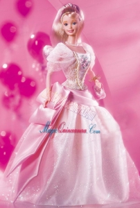 The Most Amazing Pink Dress with Sequin Made to Fit the Barbie Doll