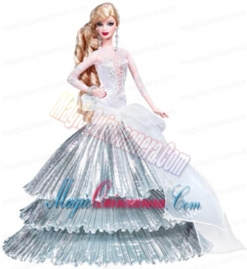 Elegant Party Dress With Special Made to Fit the Barbie Doll