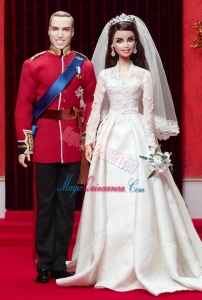 A-line Wedding Dress To Barbie Doll With Lace