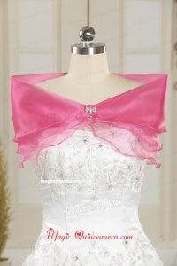 Pretty Rose Pink Wedding Party Shawls for 2015