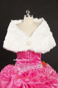 Rabbit Fur Party 2014 Beautiful Wraps in White