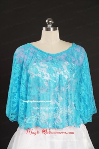 Lace Beading Hot Sale 2015 Wraps for Baby Blue