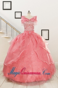 Pretty Beaded Ball Gown Sweetheart Quinceanera Dresses