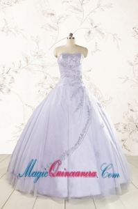 Brand New Lavender Quinceanera Dresses with Appliques and Ruffles