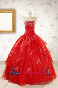 Most Popular Strapless Quinceanera Dresses for 2015