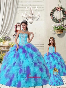2015 New Arrival Multi-color Dress for Princesita with Beading and Ruffles