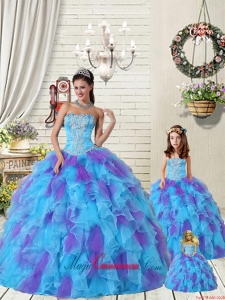 Organza Appliques Princesita Dress with Beading and Ruffels