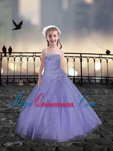 Spaghetti Straps Beaded Mini Quinceanera Dresses in Lavender