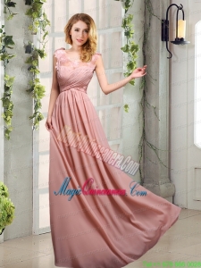 Scoop Empire Ruching 2015 Decent Mother of the Bride Dresses