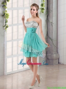 Sweetheart A Line Mother Dress with Sequins and Handle Made Flowers