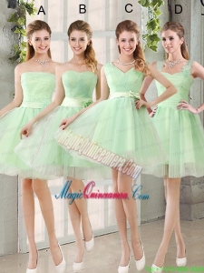Ruching Organza A Line Mini Length Mother Dress for Quinceanera with Lace Up