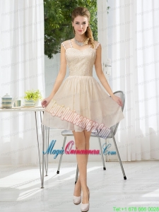 Straps Lace Sleeveless Mother Dress for Quinceanera with Mini Length