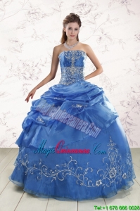 Appliques Exclusive Royal Blue Quinceanera Dresses For 2015