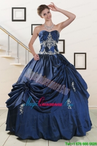 Trendy Sweetheart Quinceanera Gowns with Appliques