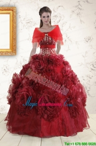 Unique Quinceanera Dresses with Hand Made Flowers for 2015