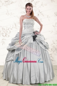 2015 Cheap Quinceanera Dresses with Strapless