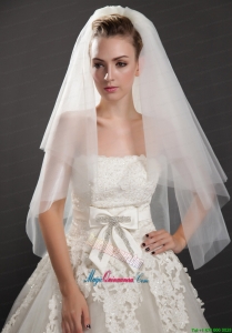 Graceful Two Tier Beautiful Organza Bridal Veil