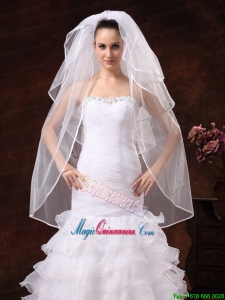 Beautiful Four-tier Organza Wedding Veil