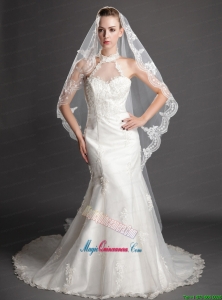 Royal Discount Tulle Bridal Veil With Lace