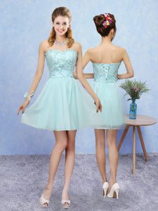 Glittering Tulle Sleeveless Mini Length Court Dresses for Sweet 16 and Appliques