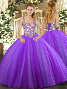Sleeveless Lace Up Floor Length Beading and Appliques Sweet 16 Quinceanera Dress