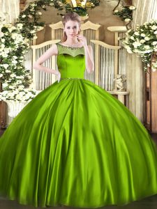 Floor Length Ball Gowns Sleeveless 15 Quinceanera Dress Zipper