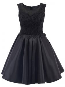Gorgeous Sleeveless Zipper Mini Length Lace Court Dresses for Sweet 16