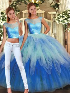 Decent Floor Length Ball Gowns Sleeveless Multi-color Sweet 16 Dress Backless