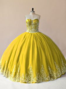 Sweetheart Sleeveless Lace Up Quinceanera Dresses Olive Green Tulle