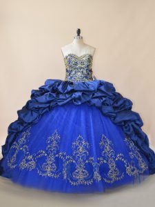 Hot Selling Sleeveless Brush Train Lace Up Beading Sweet 16 Quinceanera Dress