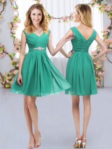 Fantastic Sleeveless Zipper Mini Length Belt Vestidos de Damas