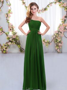 Sleeveless Ruching Zipper Court Dresses for Sweet 16