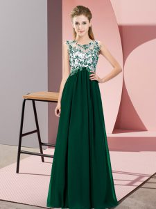 Sleeveless Beading and Appliques Zipper Court Dresses for Sweet 16