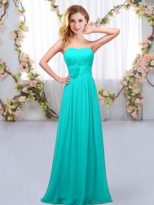 Dazzling Sleeveless Hand Made Flower Lace Up Court Dresses for Sweet 16