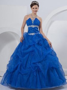 Ball Gown Appliqued Royal Blue Quinceanera Dress Wholesale