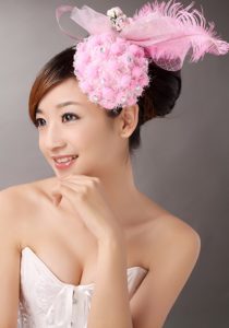 Lovely Tulle and Feather Beading Fascinators