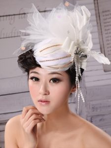 Special Hat Hairpin Tulle Beading Outdoor and Wedding