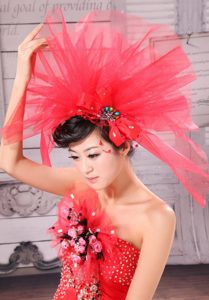 Perfect Beading Net Yarn Bridal Fascinators