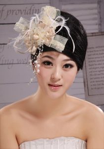 Headpieces Champagne Feathers With High Quality Best Sale 2013
