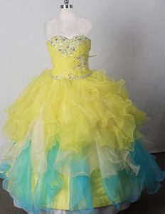 Brand New Beading Little Girl Pageant Dress Sweetheart Neckline